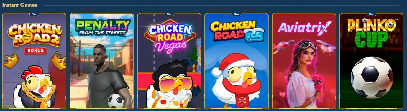 Casea Casino instant games