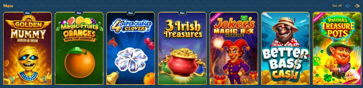 Casea Casino nieuwe slots