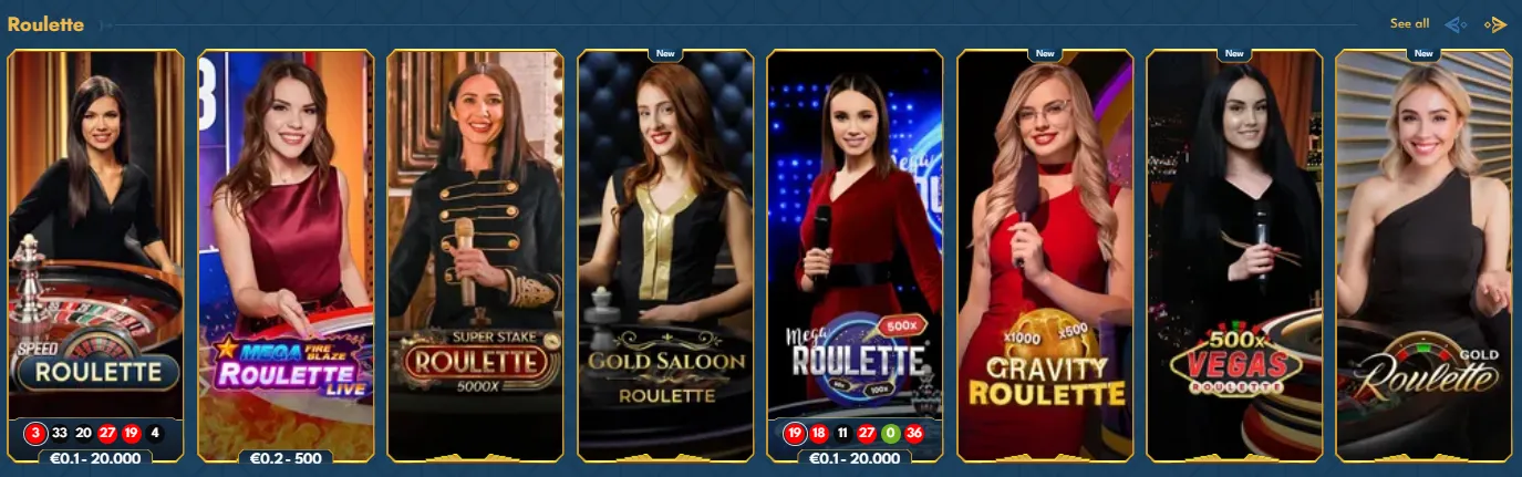 Casea Casino live roulette spellen