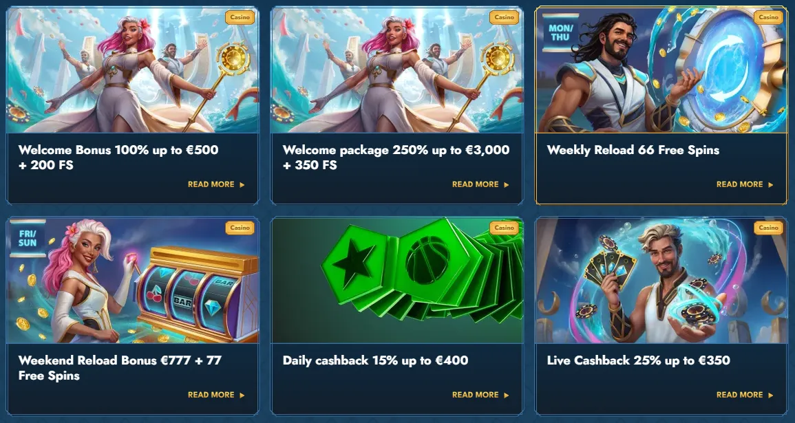 Casea Casino casino promoties en cashback