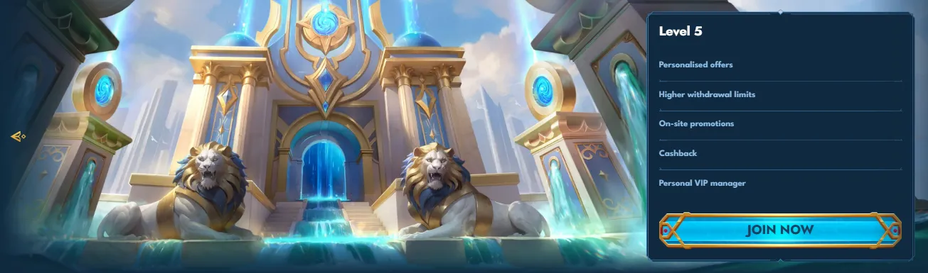 Casea Casino VIP Level 5 voordelen